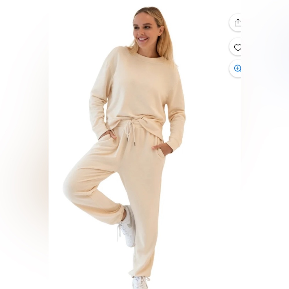 Hard tail French terry jogger set